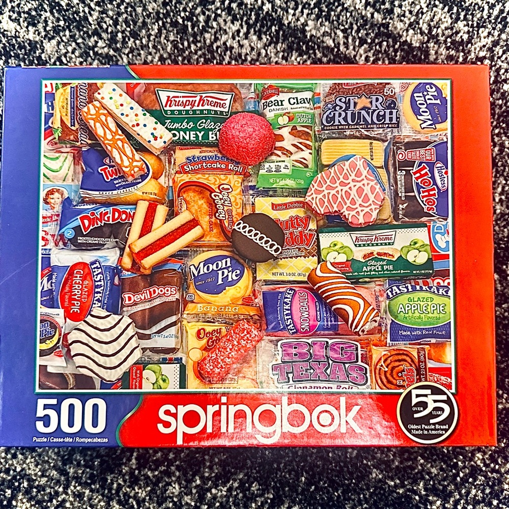 SPRINGBOK || Jigsaw Puzzle “Snack & Treats” 500 Pieces ✨Complete✨ - Picture 2 of 5